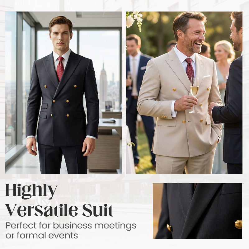✨ Men's Slim Fit Jacket & Pants 2-Piece Suit– Smart Casual 2-Piece Suit For A Sharp Everyday Look 🤵