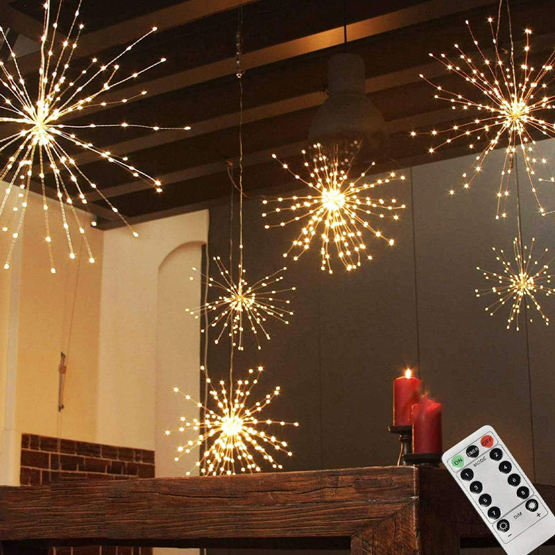 🔥While supplies last, 50% off!🎉 Solar fireworks light strings for the garden and at parties