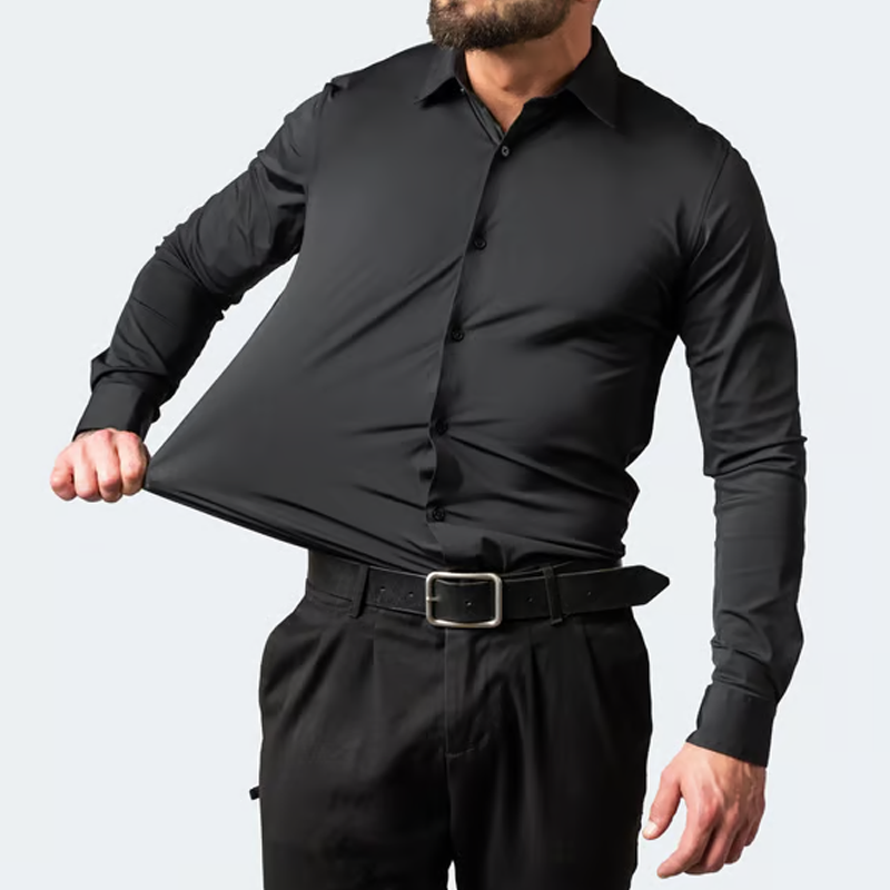⏳Time-Limited Special⏰Men’s High-Stretch Wrinkle-Free Shirt – Ultra-Comfortable, Breathable & Always Crisp for Work or Weekend✨