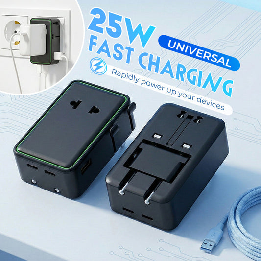 🔥Limited-time offer-25W Universal Travel Adapter
