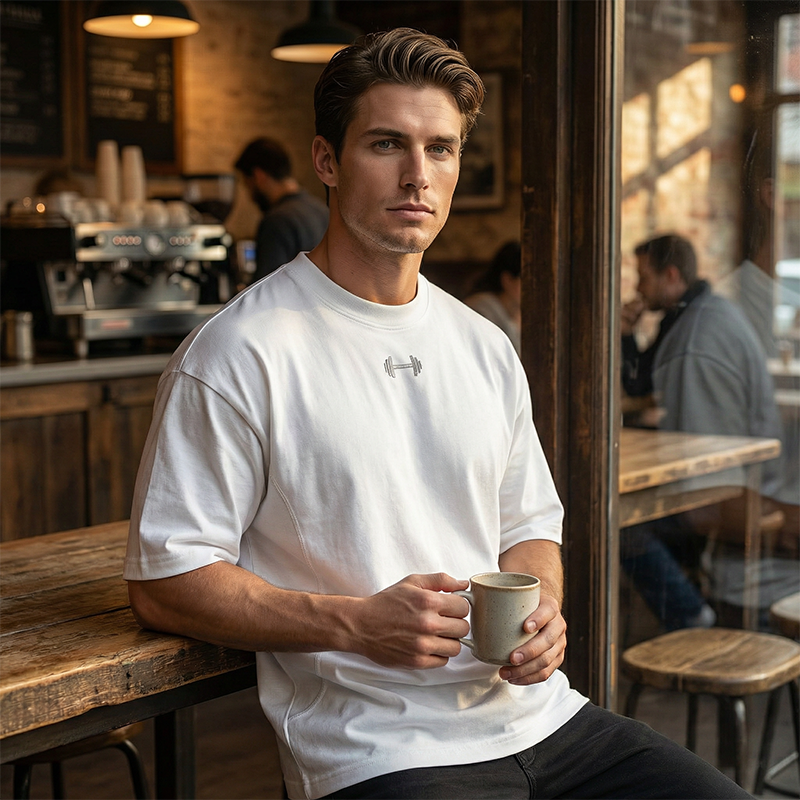 🔥Hot Sale Deals-Men's Oversized Gym & Streetwear T-Shirt