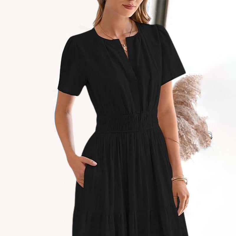 💕SPRING HOT SALE 50% OFF💕Women's Boho Chic Smocked Waist Maxi Dress