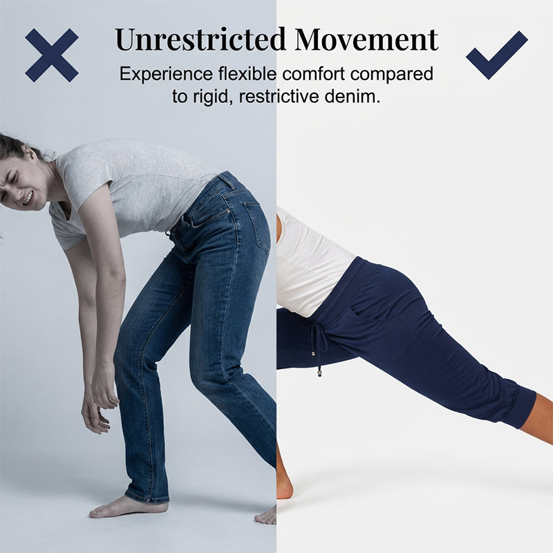 ☁️ All-Day Comfort | Women's Adjustable Drawstring Capri Jogger Pants