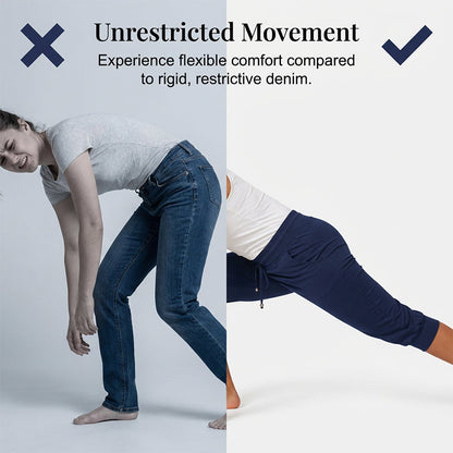 ☁️ All-Day Comfort | Women's Adjustable Drawstring Capri Jogger Pants