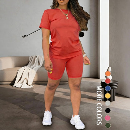 🔥Limited-time offer-Women's Sports Top & Shorts 2-Piece Set ✨ Effortless Style And All Day Comfort✨
