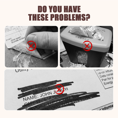 🥳2026 HOT SALE🥳💞50K+ SOLD!🛡️✉️ 50% OFF! Privacy Roller Stamp – Hide personal info instantly. No shredding needed. Refillable & portable. 🔏✨