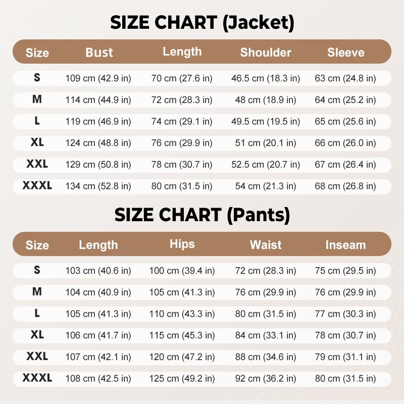 Casual Long Sleeve Jacket & Pants Set