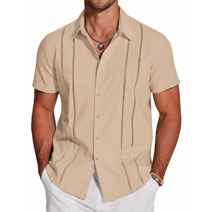💐50% OFF ! Men's Button-Down Shirt – Breathable & Quick-Dry 🏃💨【Flash Sale】