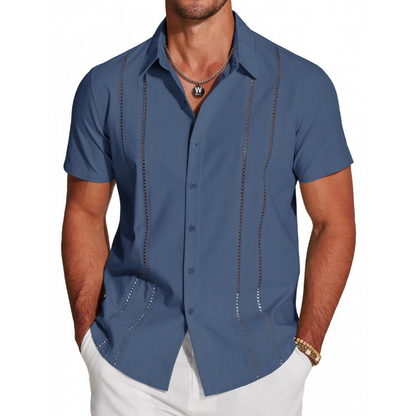 💐50% OFF ! Men's Button-Down Shirt – Breathable & Quick-Dry 🏃💨【Flash Sale】