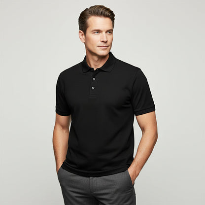 💎 52% OFF! 💎 Men's Quick-Dry Short-Sleeve Lapel T-Shirt – Athletic Fit, Wrinkle-Resistant & Perfect for Work or Weekend 👕✨