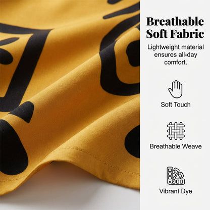 🔥Hot Sale Deals-Women's Retro Graphic Print Top & Wide-Leg Pants Set