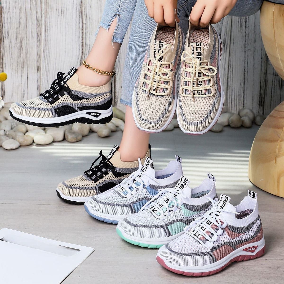🎁2026 Nieuw binnen 50% KORTING💥🔥Relaxte hardloopschoenen met veters voor dames👟