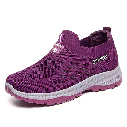 🎉 2026 Sale — Over 38,100 Sold!👟 Fly Knit Woven Orthopedic Arch Support Slip‑on Shoes