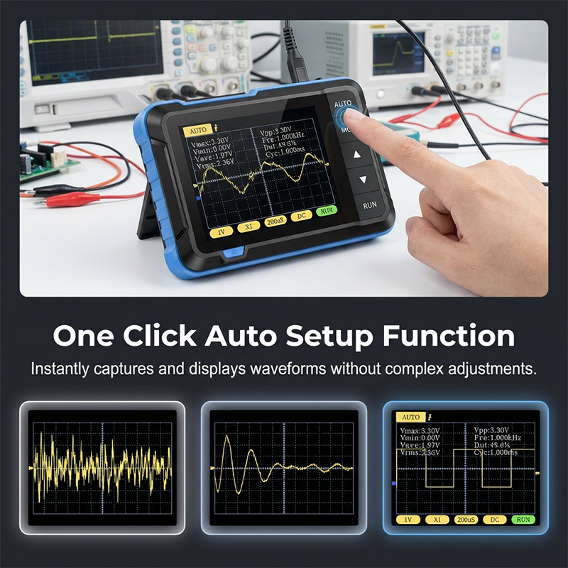Portable Handheld Digital Oscilloscope Kit