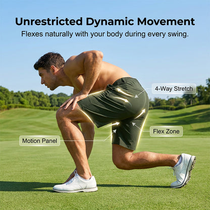 Men's Performance Golf Shorts with 4-Way Stretch