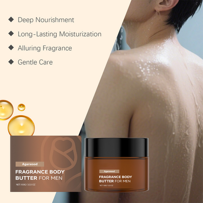 🔥Hot Sale Deals-Men's Agarwood Fragrance Body Butter