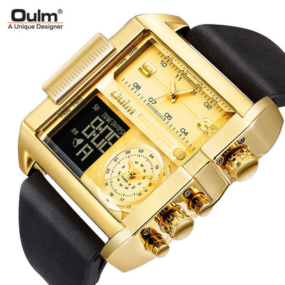 📢📢50% OFF !! ⏰50mm Oversized Sport Watch – Dual movement, luminous hands, water resistant. Easy to read, built to last. Great value for sports & work. 🛡️⌚