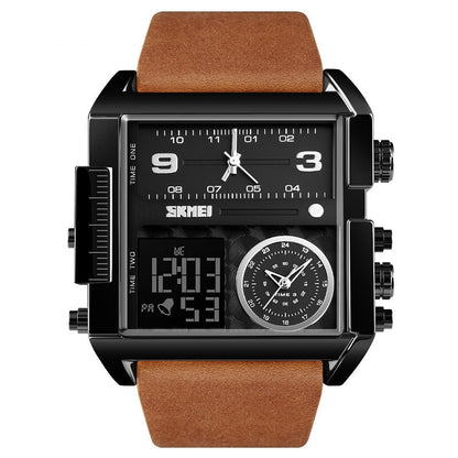 📢📢50% OFF !! ⏰50mm Oversized Sport Watch – Dual movement, luminous hands, water resistant. Easy to read, built to last. Great value for sports & work. 🛡️⌚