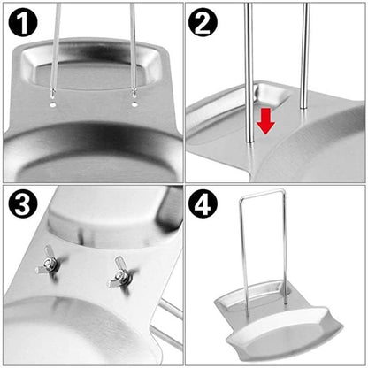 Stainless Steel Pot Cover Rack