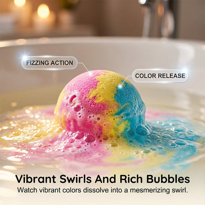 🔥Limited-time offer-10-Piece Macaron Bath Bomb Set