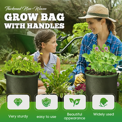 🔥Limited-time offer-Thickened Non-Woven Grow Bag with Handles