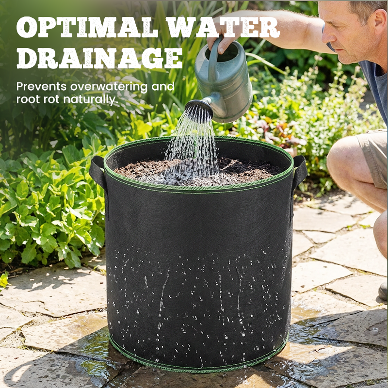 🔥Limited-time offer-Thickened Non-Woven Grow Bag with Handles