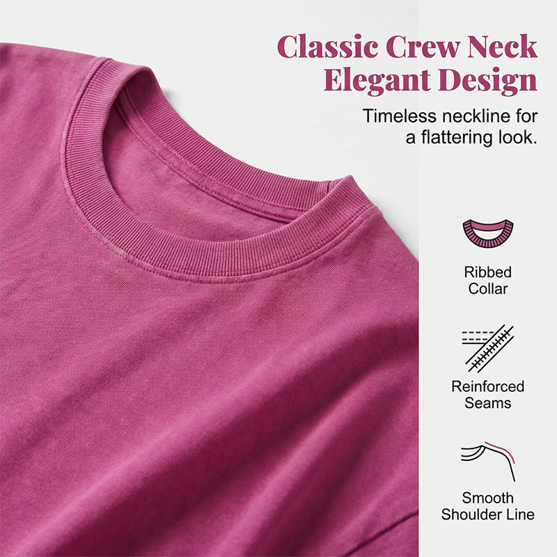 🔥Limited-time offer-Women's Washed Vintage Oversized T-Shirt