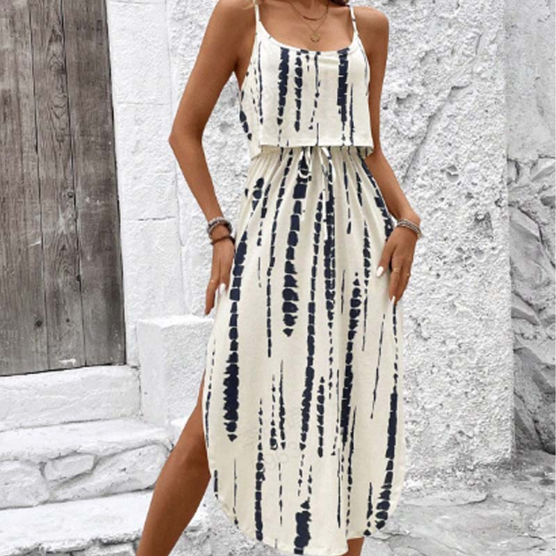 🔥Hot Offers-Women's Tie-Dye Cami Midi Dress