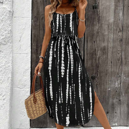 🔥Hot Offers-Women's Tie-Dye Cami Midi Dress