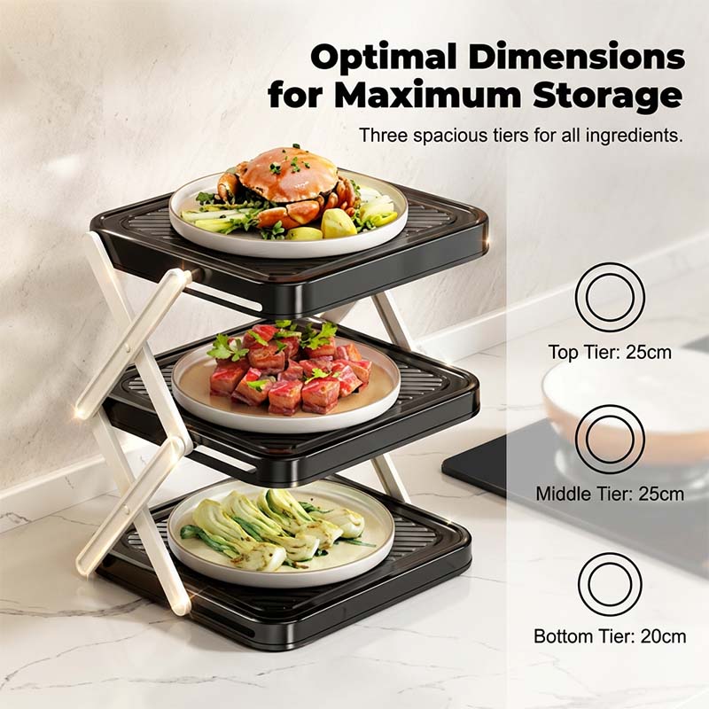 🔥Limited-time offer-Multi-layer Dish & Prep Tray Storage Rack