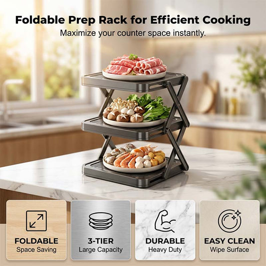 🔥Limited-time offer-Multi-layer Dish & Prep Tray Storage Rack
