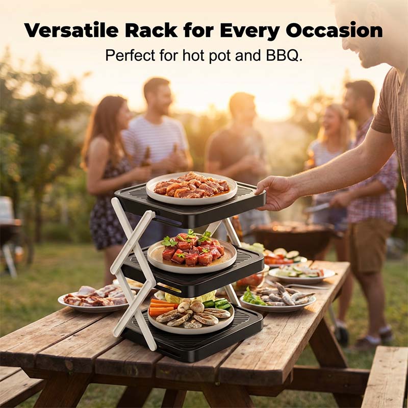 🔥Limited-time offer-Multi-layer Dish & Prep Tray Storage Rack