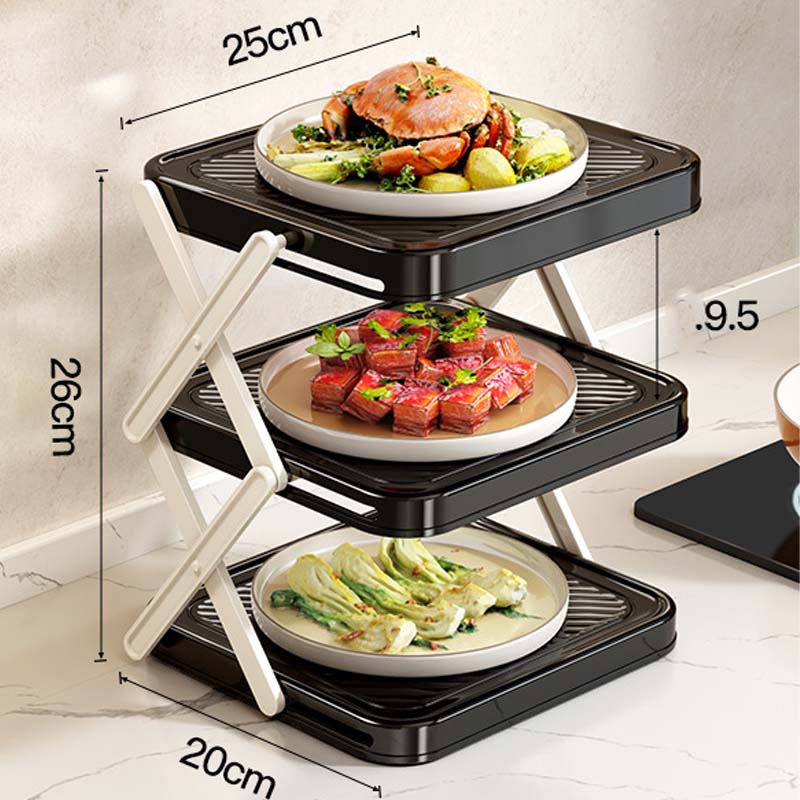 🔥Limited-time offer-Multi-layer Dish & Prep Tray Storage Rack