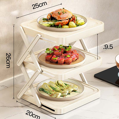 🔥Limited-time offer-Multi-layer Dish & Prep Tray Storage Rack