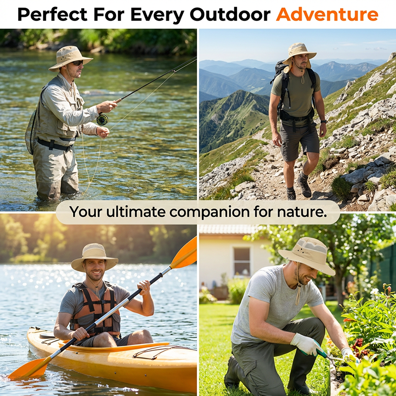 🔥Limited-time offer-Outdoor Sun Hat with Removable Flaps