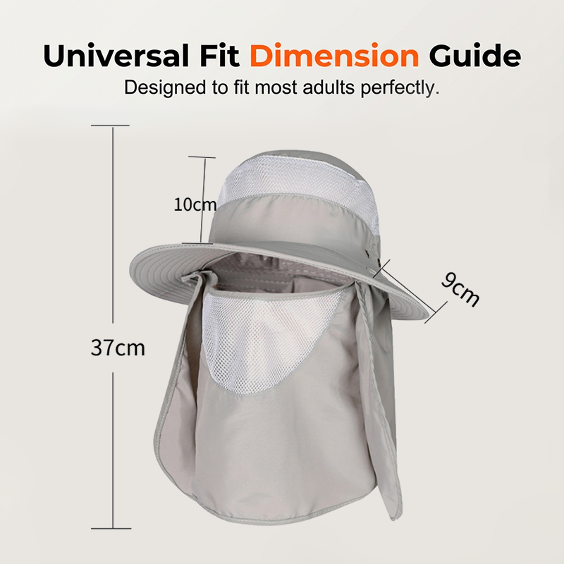 🔥Limited-time offer-Outdoor Sun Hat with Removable Flaps