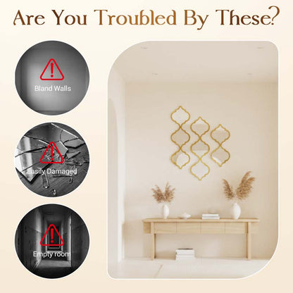 🔥50% OFF for a limited time🔥12PCS 3D Acrylic Mirror Rhombus Wall Stickers