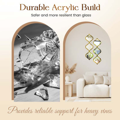 🔥50% OFF for a limited time🔥12PCS 3D Acrylic Mirror Rhombus Wall Stickers
