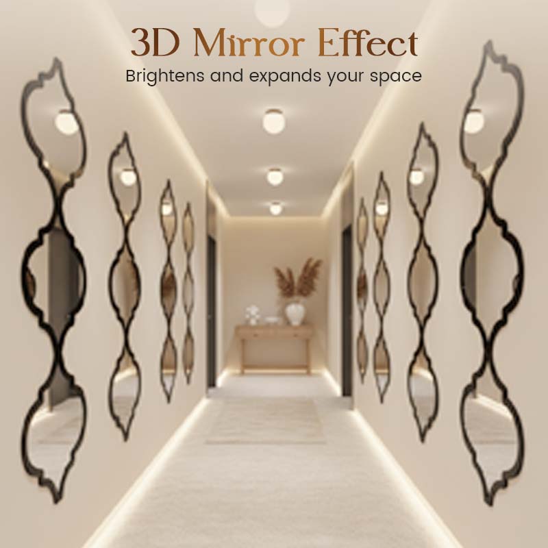 🔥50% OFF for a limited time🔥12PCS 3D Acrylic Mirror Rhombus Wall Stickers