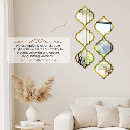 🔥50% OFF for a limited time🔥12PCS 3D Acrylic Mirror Rhombus Wall Stickers