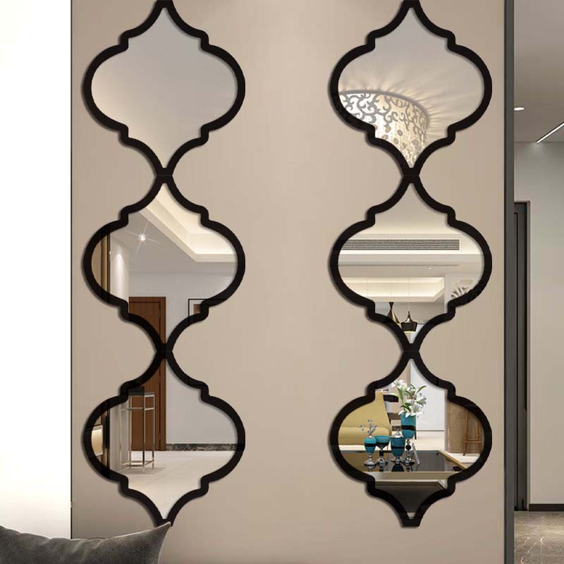 🔥50% OFF for a limited time🔥12PCS 3D Acrylic Mirror Rhombus Wall Stickers