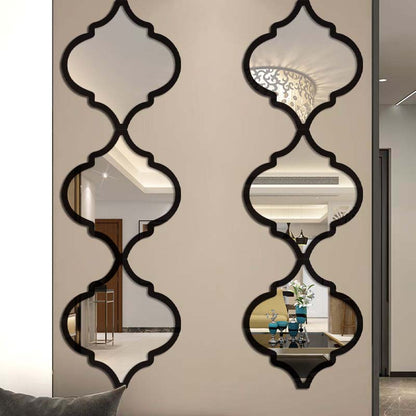 🔥50% OFF for a limited time🔥12PCS 3D Acrylic Mirror Rhombus Wall Stickers