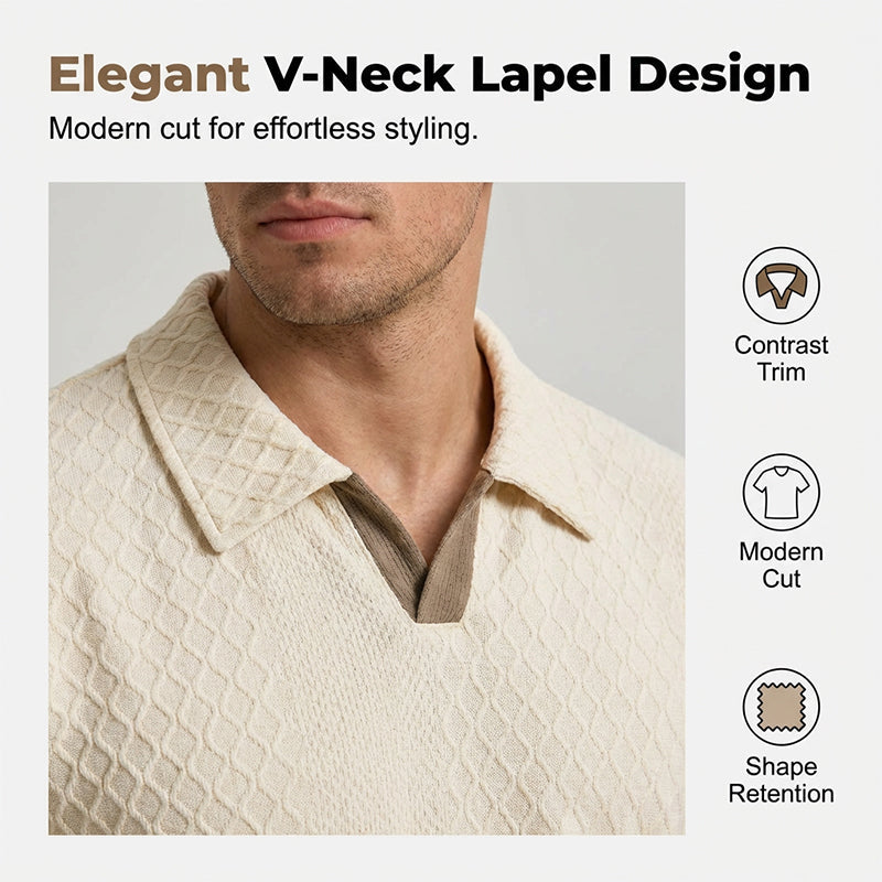 📢New Arrivals & Special Offers-Men's Jacquard T Shirt & Shorts Set