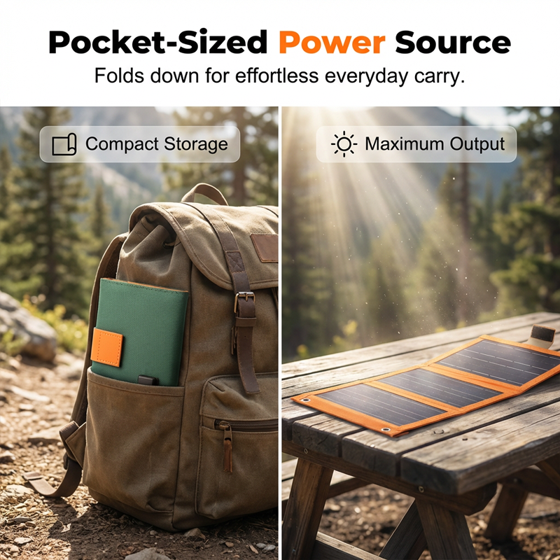 🔥Limited-time offer-Portable Solar Panel with USB Charging