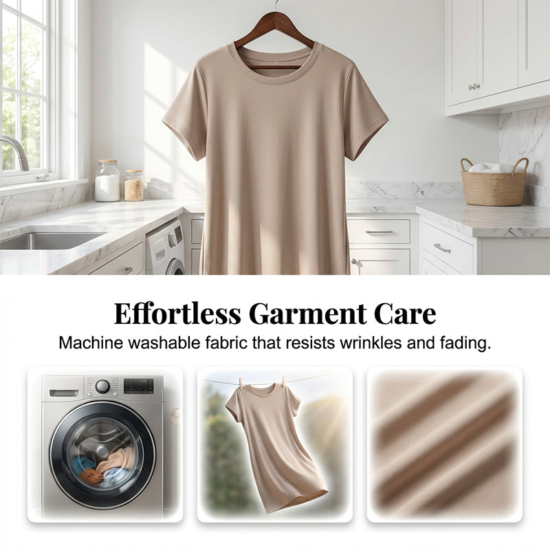 🔥Hot Sale 49% OFF⏳Women's Casual Short Sleeve T-Shirt Dress🌟 Effortlessly Stylish, All-Day Comfort 👗
