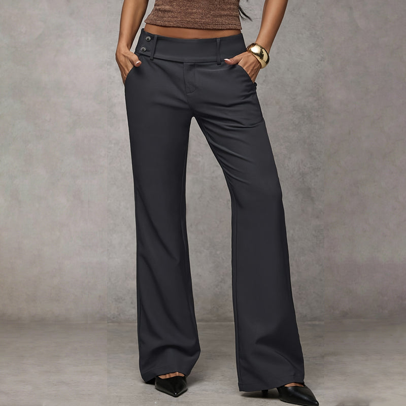 🌺💐Women's Elegant Flared Suit Pants – High-Waist Flattering Fit For Effortless Chic Style 🤍