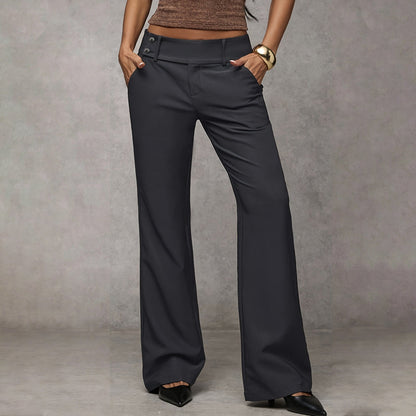 🌺💐Women's Elegant Flared Suit Pants – High-Waist Flattering Fit For Effortless Chic Style 🤍