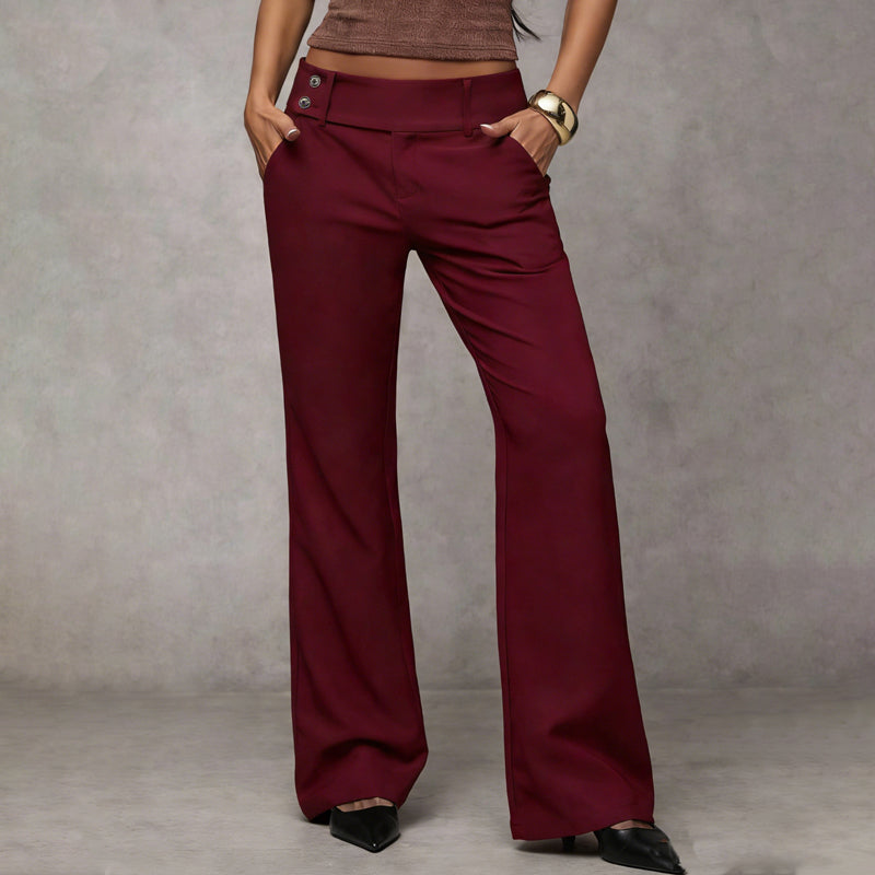🌺💐Women's Elegant Flared Suit Pants – High-Waist Flattering Fit For Effortless Chic Style 🤍