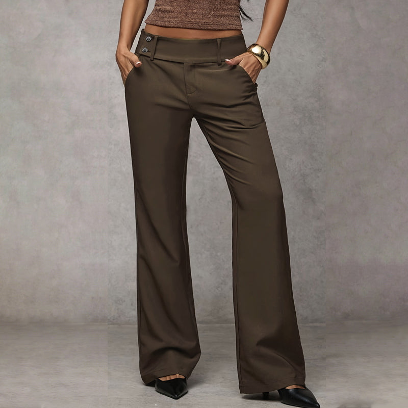 🌺💐Women's Elegant Flared Suit Pants – High-Waist Flattering Fit For Effortless Chic Style 🤍