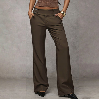 🌺💐Women's Elegant Flared Suit Pants – High-Waist Flattering Fit For Effortless Chic Style 🤍
